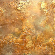 Цвет ржавчины в отделке стен