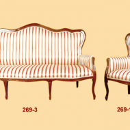 Мягкая мебель с обивкой в стиле ретро