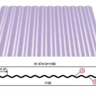 Профилированный лист МП-18х1000-А “Волна”