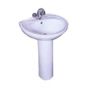 Умывальник фарфоровый NIAERSI,с пьедесталом размер 50*40см.  Фарфоровая  Китая  Полукруглая  5500  Самовывоз    от 1000 до 10000 тенге  шт.  Anda ТОО