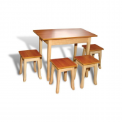 Обеденная группа,материал ЛДСП,размер стола 110*70 см,производство Казахстан.  Казахстан  ЛДСП  16000    Комплект  Доставка бесплатно  Другое Топаз ТОО