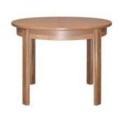 Стол кухонный Поло - К, материал массив дуба, размер 100 (135) х 100 см, несинхронное раздвижение, способ установки вставок - механизм переворота \