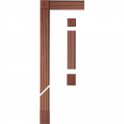 Наличник  дверные (цвет красное дерево)  50/10  Наличники  3000  Самовывоз    комплект  Россия  Дверные блоки, коробки, полотно, наличник \