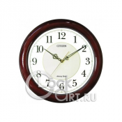 Часы настенные Citizen
d=340x62.5мм, 6мелодий, бат.АА, дерево 
Артикул:  HM1499A-29  Часы настенные Citizen  Китай  10647  Самовывоз    шт  Часы М.К.С.-Холдинг ТОО