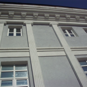 Декоративная отделка фасадов пенопластом. Используется пенопласт, так же по  усмотрению заказчика покрывается слоем бетона, что служит долговечности изделия.  Уточняется заказчиком (из расчета 1 куб.см.)  0.5  Самовывоз    1 куб.см.  Казахстан  Фасадный декор из  пенопласта  Декоративные  украшения  и отделка фасадов зданий  Фасадный декор из пенополистирола (пенопласта), фибробетона, стеклофибробетона PENODEKOR ИП