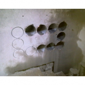 Пробивка отверстий стен  Пробивка отверстий стен  Пробивка отверстий  1000  цена минимальная  точка  Подготовительные сантехнические работы Виталий ЧЛ