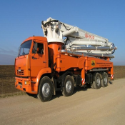 Автобетононасос, подача бетона на выходе из бетонораспределителя 90 куб.м/час, максимальная высота подачи бетона с помощью бетонораспределительной стрелы 21м.  58150 В  Автобетононасос  23839000  Доставка платная    шт.  Россия  от 12000000тг.  АвтоТрейд-К ТОО