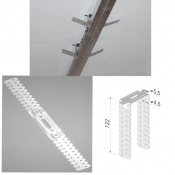 Подвес прямой используется для закрепления потолочных профилей к несущим конструкциям. Крепится на базовом основании анкерным болтом или дюбелем. Потолочный профиль ПП 60/27 крепится к подвесу саморезом. Нагрузка до 40 кг.
Имеется гибкая система скидок.  Подвес  16  Доставка платная    шт  Казахстан  стандарт  \