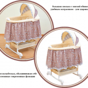 Вместительная, глубокая люлька – 80*45*30см (Д*Ш*Г). Увеличенная глубина колыбели позволит Вам увеличить срок ее использования. 
Мягкий и нежный текстиль – съемные тканевые элементы, которые можно стирать в стиральной машине.  Колыбель Elite Carame    45000  Доставка платная    шт.  от 10000 до 50000 тенге  Англия  КРОВАТКИ- КОЛЯСКИ Интернет - магазин