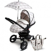 Специальная разработка компании Silver Cross,в  которой воплощены в реальность дизайнерские разработки эксклюзивной модели. Люлька, прогулочный блок, шасси, мягкая вкладка-матрасик,дождевик для люльки,дождевик для прогулочного блока,москитная сетка, зонт.  Коляска Silver Cross SURF Petal/Gunmetal 2 в 1    190000  Доставка платная    шт.  свыше 100000 тенге  Англия  КРОВАТКИ- КОЛЯСКИ Интернет - магазин