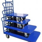 Платформенные тележки - наиболее распространенный вид складских тележек.
 Они могут использоваться не только в складском деле, но и на заводах,
 в оптовой и розничной торговле, в некоторых случаях даже в быту.  Платформенные тележки и грузовые тележки в ассортименте  22777  шт  Прочее Барыс ИП