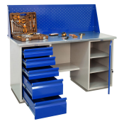 Верстаки для мастерских и автосалонов, производство Россия, Германия, Италия. От 50000 тенге в зависимости от комплектации.  50000  шт  Россия  Свыше 50000 тенге  Верстак  Слесарно - монтажные инструменты Meta-Kazakhstan ТОО