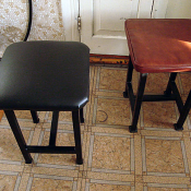 Сделаю табуретки на заказ.
Рама табуретки сварена из профильной трубы на 25х25, сидение обтянуто высококачественным кожзаменителем. Цвет в зависимости от желания можно изменить.    Табуретки на заказ  4000  Самовывоз    Тенге  От 5000 до 20000 тенге  Кухонная мебель на заказ Ерлан