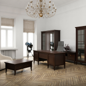 Элегантность и утонченность кабинета Академия уравновешивают пространство.  серия Академия для дома  Дерево массив  500000  Самовывоз    шт  От 10000 до 50000 тенге  Украина  Кабинет руководителя. Столы, шкафы, кресла для руководителя Три Кита ТОО