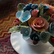 Букет цветов из полимерной глины выполненный в пастельных тонах. Высота букета составляет 12 см. Цветы из полимерной глины ручной работы прекрасно интегрируются в Ваш интерьер и принесут множество положительных эмоций.  Цветы из глины в Алматы. Цветы из глины ручной работы на заказ (Hand Made)  Казахстан  4000  Самовывоз    шт  Фигурки и статуэтки для дома и для сада Елена