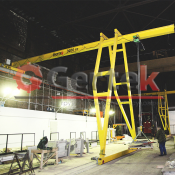 Компания Гертек изготовит краны в кротчайший срок.  Кран полукозловой  100000  Доставка платная    шт  Россия  Кран полукозловой  Грузоподъёмное оборудование для стройки, погрузчики, башенные краны Крановый Завод Гертек ТОО