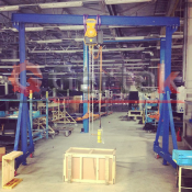 Компания Гертек изготовит краны в кротчайший срок.  Кран козловой  30000  Доставка платная    шт  Россия  Кран козловой легкий  Грузоподъёмное оборудование для стройки, погрузчики, башенные краны Крановый Завод Гертек ТОО