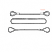 Стропы канатные - это гибкие грузоподъёмые приспособления из отрезка стального каната с различными окончаниями (крюками, захватами или скобами), с заделкой окончаний методом ручной заплетки, заливки или опрессовки алюминиевой втулкой, изготавливаются из к  СКП 2 тонны 2 метра  3700  Самовывоз    шт.  Стропы канатные петлевые  Казахстан  Грузоподъёмное оборудование для стройки, погрузчики, башенные краны Арыстан компани ТОО