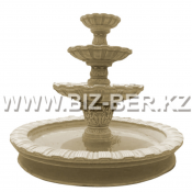 Фонтан - природное или искусственно вызванное явление, заключающееся в истечении жидкости под действием оказываемого на неё давления вверх или в сторону (латиница fontis).
Озеленение, современное обустройство экстерьерных территорий - требование нового в  высота 232см, Диаметр 228 см  Фонтаны в Алматы  328320  1600 кг  Строительные материалы ms.13tatyana13@mail.ru