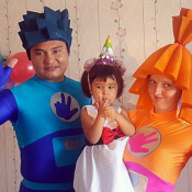 Ростовые куклы Спанч Боб и Патрик Мини и Микки Маус, Птичка Энгри бёрдс порадуют Ваших детей и устроят настоящий праздник.
Сказочные герои на детский день рождения- Фиксики, Весёлые клоуны, Феи Винкс, и Фея Динь, Пираты.  Аниматоры! Ростовые куклы!  16000  цена минимальная  услуга  организация праздников  Другие услуги Mr. & Mrs. Holiday ТОО