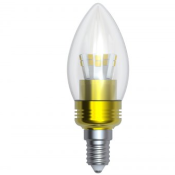 Светодиодная лампа ТМ Etalin свеча в золотом корпусе, потребляет 5Вт, светит как 40Вт, Е14 цоколь, есть в двух цветовых температурах 3000К и 4500К, срок службы 40 000 часов, гарантия производителя 5 лет.

Идеально подойдет к хрустальным люстрам!  от 5 до 50 вт  Светодиодные  Китай  1900  свыше 1000 тенге  шт  5  Лампы накаливания и энергосберегающие. Лампы светодиодные, галогеновые и люминесцентные Art Light Ltd ТОО