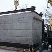 Бетонный антивандальный модуля под КТП 10.квт, телекоммуникационное оборудование, генераторные станции, насосные станции. Размер В= 2700 х Ш 2500, стены армированные. Качество 100%. Опыт работы более 10 лет на рынке. www.fastbuild.kz  Бетонный антивандальный модуля под КТП  Продам готовые или изготовлю в любом количестве под ваш заказ бетонные модуля тип Кампсис.  1000  м  Строительные материалы СК Модуль ТОО