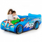 Характеристики:

*Габаритные размеры, мм: 1800х900

*Размер спального места, мм: 1600х800

*Вес/объем (с матрасом): 55кг/0.4м3

*Корпус: ЛДСП + пленка с изображением + защитная пленка (ламинация). По периметру мягкий кант с обхватом.  Кровать-машина \