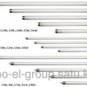 Срок службы люминесцентных ламп может в 10 раз превышать срок службы ламп накаливания при условии обеспечения достаточного качества электропитания, балласта и соблюдения ограничений по числу включений и выключений.  Световая отдача люминесцентной лампы в несколько раз больше, чем у ламп накаливания аналогичной мощности  Лампа люминесцентная Т8 36W  Турция  195  шт  \