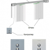 Розничные  цены на продукцию
Размер	Двигатель	Цена
2 м	          50W	43 724
3 м	          50W	49 769
4 м	          50W	55 814
5 м	          80W	65 481
6 м	          80W	71 526  Китай  Электроуправляемые  43724  Самовывоз    от 30000 до 50000 тенге  шт  Карнизы для штор пластиковые, кованные, деревянные, электроуправляемые Assyl Group ТОО
