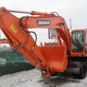 Продам новый 2014 г. колесный экскаватор DOOSAN DX 180W
производство Южная Корея, в наличии в г. Алматы.
мощность двигателя 150 л.с.
емкость ковша 0,93 куб. м.
эксплуатационная масса 18550 кг
Гарантия 2 года, сервисное обслуживание, обеспечение з/ч.  DOOSAN DX180 W  Экскаватор  195000      шт  Южная Корея  Техника для дорожных и земляных работ Doosan