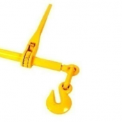 Это обязательная часть комплекта цепей для крепления грузов. После того, как крепежная цепь переброшена через груз, либо прикреплена к грузу, звенья этой цепи вставляются, и натягиваются путем натягивания.  Натяжитель для цепей  Автокраны  5500  Самовывоз    шт.  Россия  Грузоподъёмное оборудование для стройки, погрузчики, башенные краны Арыстан компани ТОО