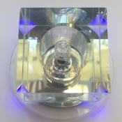 Лампочка отдельно  d 55 - -60  L-42 Куб с LED подсветкой: синяя/зеленая/  Китай  2400  Самовывоз    шт  35  Точечные светильники Евро Стиль ИП