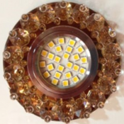 Лампочка отдельно  d 55 - 60  L71 золото/беж  Китай  1400  Самовывоз    шт  35  Точечные светильники Евро Стиль ИП