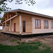 Домокомплект из клееного бруса  Домокомплект из клееного бруса  Россия  240000  Доставка входит в цену    м.кв.  Строительство деревянных домов, строительство домов из бруса. ДСК ДОМА ТОО