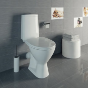 Унитаз-компакт, Объём бочка 3/6л, двойной смыв, крышка термопласт. Lifting, белый, Сорт1  Just  Cersanit  26000  Доставка платная  3000  штука  Унитазы напольные Bulak ТОО