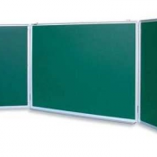 Доска школьная трех створчатая для писания мелом.  Описание и фото школьной доски  Китай  ЛДСП  29900    шт  От 5000 до 10000 тенге  Доставка по городу Алматы бесплатная  Школьная и офисные доски, мольберты. Доски меловые, магнитные, для маркеров ЖАНА КЕНСЕ ИП