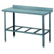 Столешница изготовлена из нержавеющей стали, каркас полимерное окрашивание. Также есть полностью из нержавеющей стали.  Столешница с бортиком выполнены из нержавеющей стали марки AISI 304 с подкладкой из влагонепроницаемой фанеры толщиной 12 мм.  Разделочный стол с бортом  50000  Доставка платная   тг. шт.  Производственные и разделочные столы Техно-Пром.кз ТОО