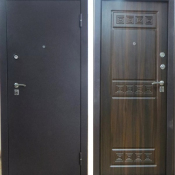 Спарта 960  Утепленная входная дверь.Наружное полимерное покрытие - бордо шелк. Внутренняя панель МДФ с греческим рисунком. Цвет: тиковое дерево. Дверное полотно 9 см! 3 контура уплотнения, 2 замка, ночная задвижка. Установка в подарок!  960*2050  107900  Доставка платная    штука  Россия  Сталлинг ИП