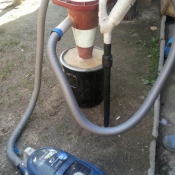 Циклонный фильтр с пылесборником для пылесоса  Продлевает срок его службы пылесоса. Фильтр улавливает частицы диаметром от 0.5 до 30мм, они закручиваются в потоке воздуха и падают в ведро. Подходит для подключения к деревообрабатывающим станкам, штроборезам, а также во время ремонта в помещениях  25000  шт  РК  Прочее Sauna PRO