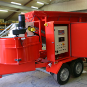 Мобильный бетонный завод Sumab B15-1200  •	производительность 10-16 м3/ч,
•	управление  с помощью компьютера SIEMENS,
•	конвейер 4 метра,
•	пан-миксер 1200/750 л,
•	общее потребление э/энергии 50-60 kW,
•	Минимальный объем замеса - B15 1200 - 250 л.  10000  шт  Прочее Scandinavian & UK Machines  АО