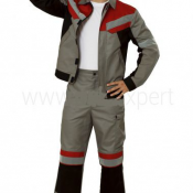 Костюмы  Костюм - куртка и брюки. Куртка с застежкой на молнию и контактную ленту, кокетка с цельнокроеными клапанами нагрудных карманов
Материал: Смесовая 65% ПЭ+35% ХБ, пл. 240 г/м², ВО ГОСТ 27575-87, ГОСТ 12.4.280-2014, ТР ТС 019/2011  Казахстан  14500  компл.  Спецодежда, средства индивидуальной защиты (СИЗ) Safety Groups ТОО