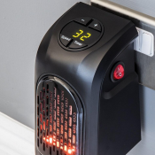 Конвектор электрический настенный.  Портативный обогреватель Rovus Handy Heater - это комнатный прибор, который подключается прямо к стенной розетке, не занимая свободного места. Однако он настолько мощный, что превращает холодную комнату в теплое и уютное местечко.  6500  шт.  другое  Электрические конвекторы Мир Полезных Товаров ТОО