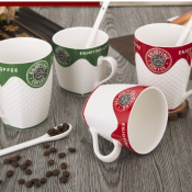 Столовая посуда  Модель К-15. Керамические чашки кружки. Европейский стиль. Утолщенный фарфор. Выдерживает высокую температуру. 
3 вида чашек
1) белая серебристая полоска 300 мл или 400 мл
2. Красная 300мл. Или 400 мл. 
3. Зеленая 300 м
https://market.kz/profile/gali  Китай  3500  шт  Керамика  Посуда WhiteDishes ИП