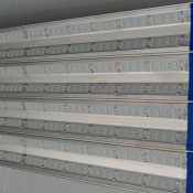 GLED BAR Prom  Мощность 400W
Размер 840х328х125мм
Кол-во Светодиодов 768шт
Световой поток 58720Лм
Цветовая температура 5000 К
Степень защиты IP65
Крепление
Возможны 3 вида креплений
\