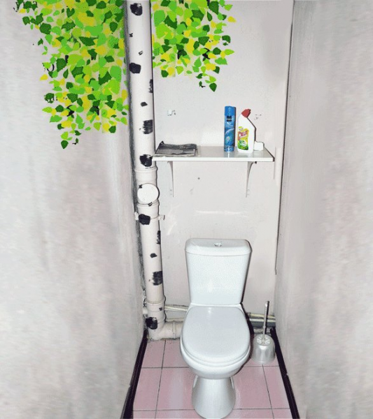 Только ты и березка!