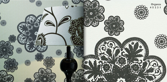Черное и белое в интерьере. ORGANZA