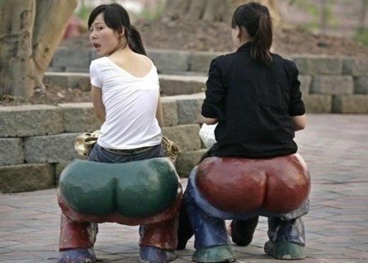 Оригинальные скамейки...)