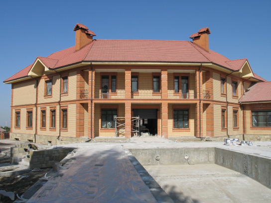 Кирпич облицовочный керамический. Входная группа