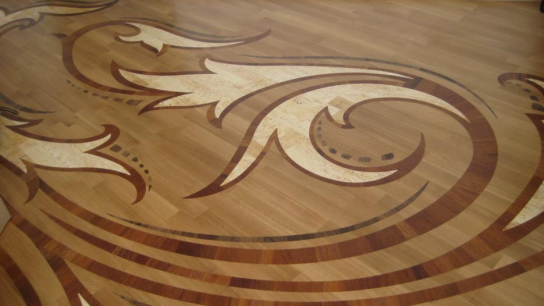 Когда расцветает пол... Художественный паркет в отделке помещений