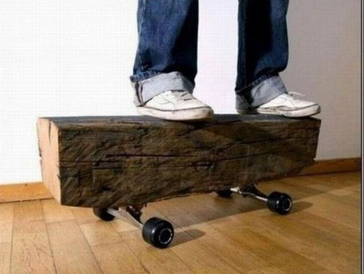 Суровый Челябинский скейтборд)